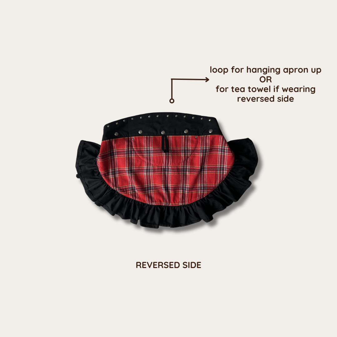 Red Tartan Apron