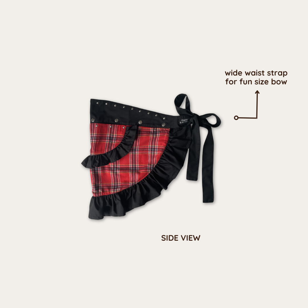 Red Tartan Apron