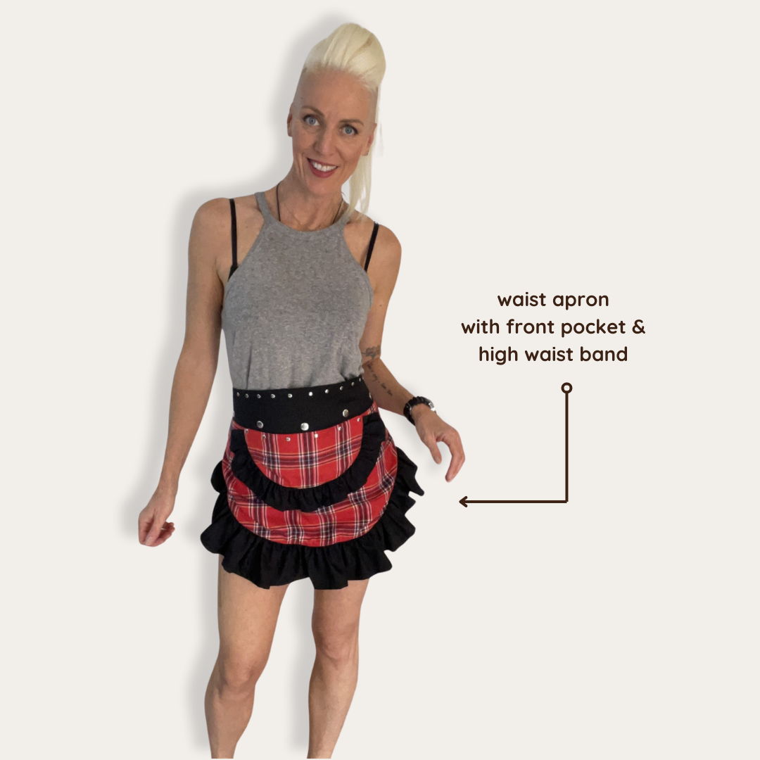 Red Tartan Apron